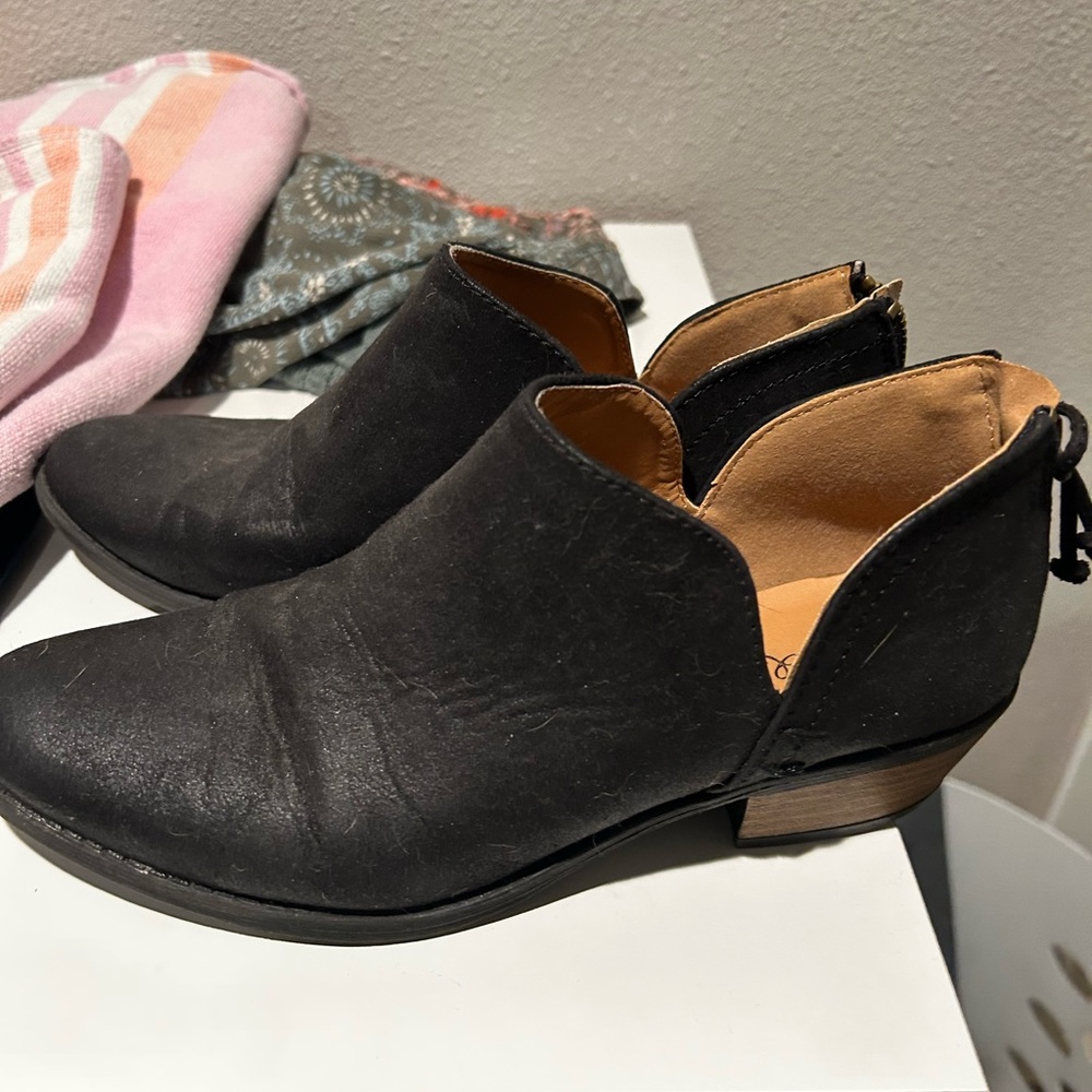 Black booties